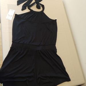 Ella moss short halter romper